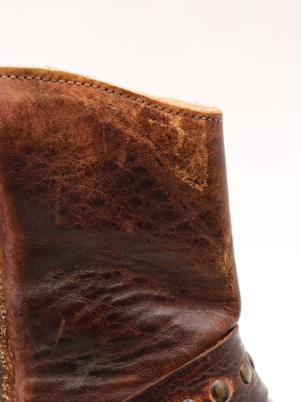 Bed Stu Exeter Harness Boots Women's Size 9 Brown Leather Ankle Shoes - Picture 9 of 11